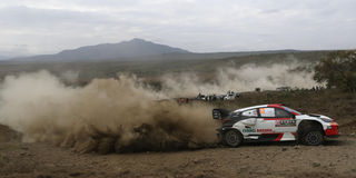 Great Britain’s Elfyn Evans  Navigated by Scott Martin
