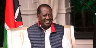 Azimio presidential candidate Raila Odinga