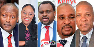 contestants in the Taita Taveta gubernatorial race