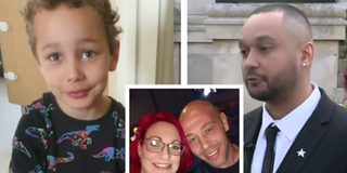 Baby Logan Mwangi and his family.