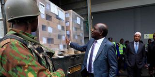 IEBC Chairperson Wafula Chebukati ballot papers jkia