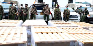 IEBC Chairperson Wafula Chebukati ballot papers jkia