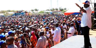 Azimio Raila Odinga in Kinango, Kwale County