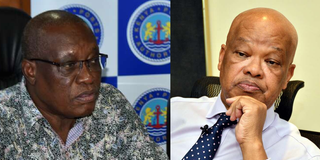 General (Rtd) Joseph Kibwana and Mr John Ngumi 