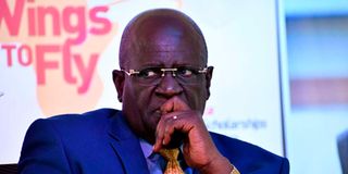 Education Cabinet Secretary George Magoha. 