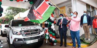 PDU Secretary Andrew Wakahiu during Tembea Tujenge Kenya initiative launch.