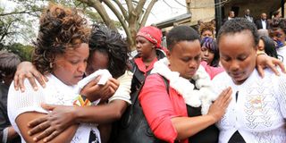 funeral Willie Kimani Josephat Mwenda taxi driver Joseph Muiruri