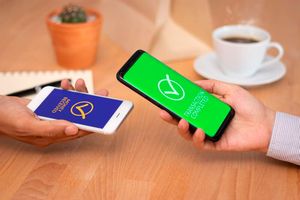 Mobile money transfer.