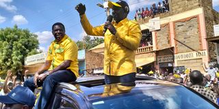 Deputy President William Ruto in Tharaka Nithi County