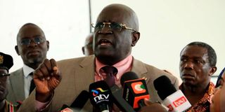 Education Cabinet Secretary Prof. George Magoha