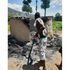 Man stares at the shell of his house in Kapsiren village, Marakwet East sub-county. Police burnt down houses in an operation.