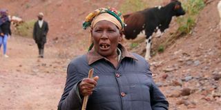Beth Waruguru, a resident of Withare village in Laikipia county.