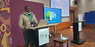 Fred Odhiambo, a spices farmer and a youth trainer