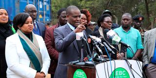 IEBC commissioner Francis Wanderi 