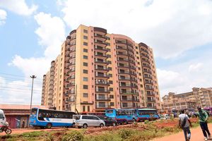 Waiyaki Real Gardens apartment in Nairobi on September 30, 2021.