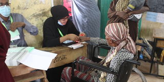 Mandera disabled voter