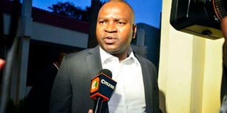 Mumias West parliamentary aspirant Rashid Echesa.