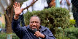 President Uhuru Kenyatta in Nyeri