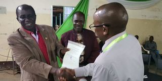 Seme MP James Nyikal election certificate