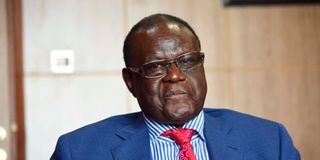 Outgoing Meru Governor Kiraitu Murungi.