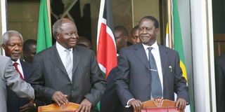 Raila Kibaki peace deal