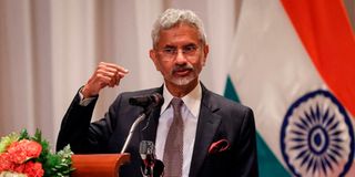 India's Minister of External Affairs Subrahmanyam Jaishankar 