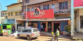 Shivling Supermarket in Kisii town 