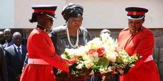 Former First Lady Mama Ngina Kenyatta