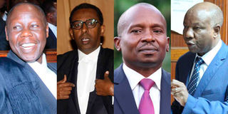 Katwa Kigen, Ahmednasir Abdullahi, Kithure Kindiki and Fred Ngatia