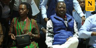 Azimio la Umoja presidential candidate Raila Odinga