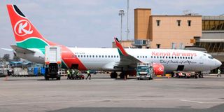 Kenya Airways reports loss.