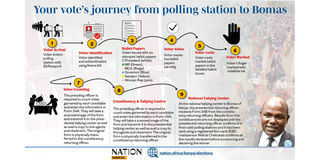 from polling station to bomas infographic