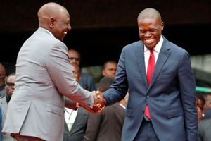 Sakaja swearing-in ruto photo