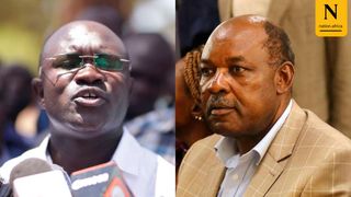 Former Kisumu Governor Jack Ranguma and Ugenya MP David Ochieng'