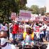 Meru residents take part in a walk to mark the start of 16 Days of Activism against Gender-Based Violence.