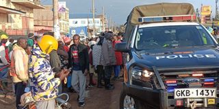 Boda boda accident Kagio in Kirinyaga County