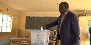 Kacheliba election voter woman ink finger 