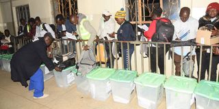 Voter tallying rongai