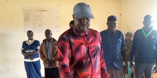 Kenya Union Party (KUP) candidate for the Pokot South parliamentary seat David Pkosing 