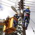 Kenya Power staff at work in Nyeri. 
