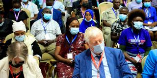 Delegates follow proceedings during the 5th Reproductive Health Network Kenya Annual Scientific Conference.
