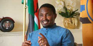 The Service Party leader Mwangi Kiunjuri. 