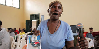 Waithera Macharia at Kayole Community Centre.