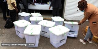 ballot boxes scrutiny iebc supreme court
