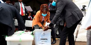 ballot boxes scrutiny iebc supreme court