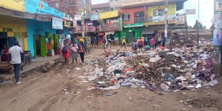 Kenol town garbage