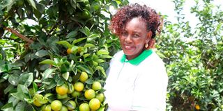 Agnes Mbithe from Nziu village in Makueni 