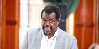 Busia Senator-elect Okiya Omtatah