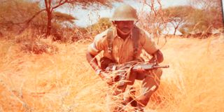 Mr David Kisilu Mutua in this photo during his training in Garissa.