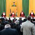 Supreme Court of Kenya judges during the hearing of the presidential election petition.